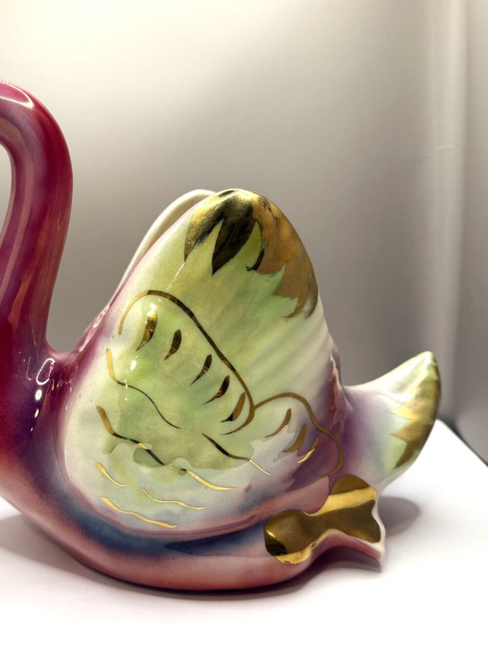 Vintage 1950’s Ceramic Swan Planter - Picture 4 of 7